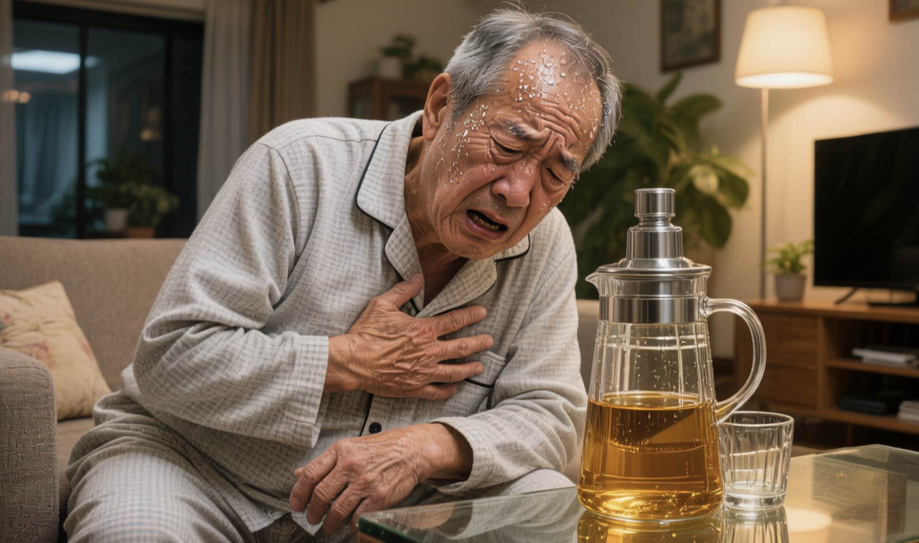 64岁大叔狂喝水后心跳骤停，只因出汗后做了这件事？夏日补水误区太多人还在犯